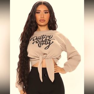 EUC sweater crop top!!